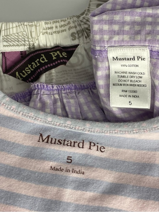 Mustard Pie Girls Twirl Full Circle Skirt With Tank Top Size 5 - Picture 13 of 15